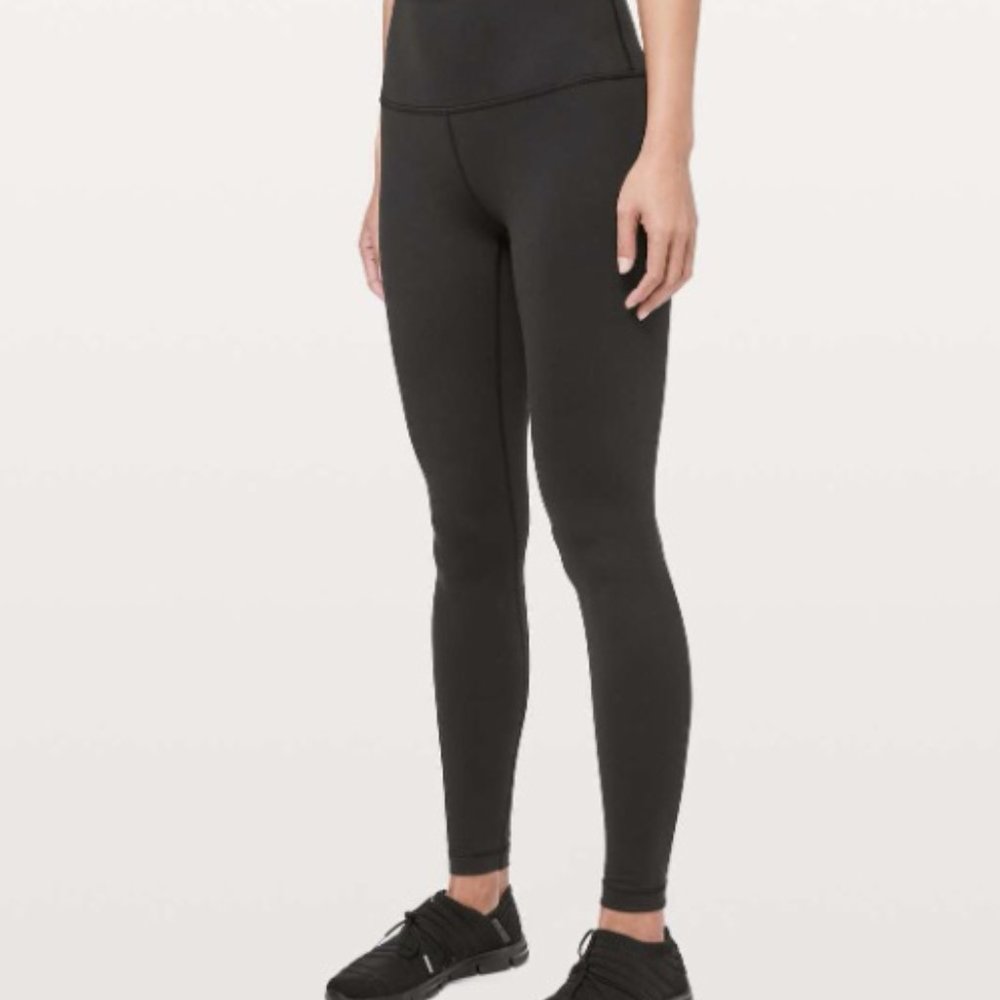 Lululemon Wunder Under High-Rise (9 inches) Tight *Full-On Luon 28" Black size 4